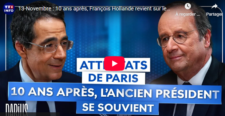 François Hollande 13 novembre